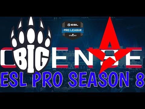BIG vs Astralis  ESL Pro League Season 8 Highlights CSGO - Train