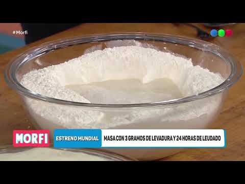 Masa de pizza con 24 horas de leudado - Morfi