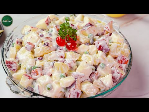 The Perfect Iftar Dish: Russian Salad Recipe with a Creamy Dressing