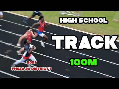 2021 FHSAA 3A District 1 Boys 100m