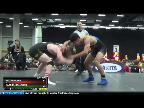 145 Lbs 1st Place Match - Jaxon Miller, IA Vs Gabriel Gallardo, AZ 1668