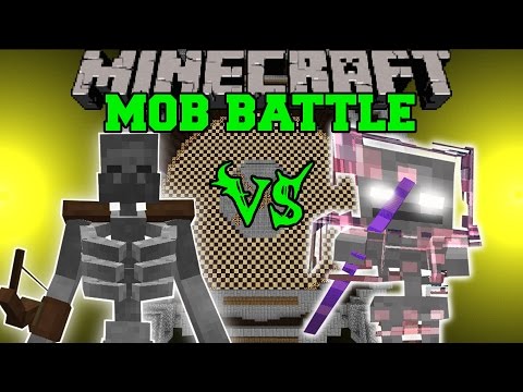 PopularMMOs - MUTANT SKELETON VS SKELE-TON - Minecraft Mob Battles - Mods