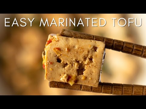Easy, No-Cook, Asian Marinated Tofu (5-Minute Prep!)