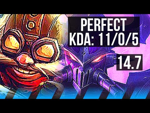 CORKI vs KASSADIN (MID) | 11/0/5, Legendary, Rank 9 Corki, 400+ games | BR Master | 14.7