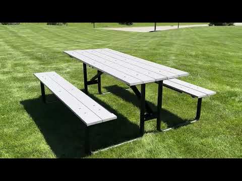 Composite Picnic Table - 6' H-9130 - ULINE