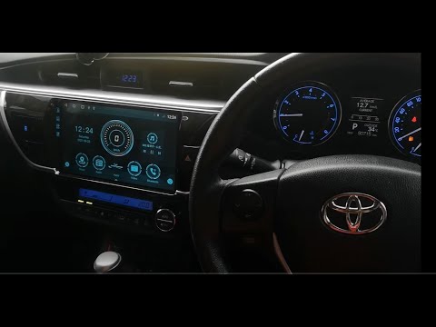 Toyota altis 2015 Tomahawk Android Cogoo Full Range Speaker Sennuopu X10 DSP Target audio Amplifier