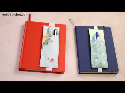 DIY Pen Holder Bookmark for ANY Notebook, Journal, Book or Binder