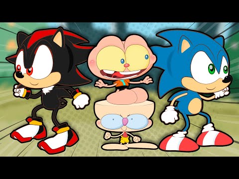 Mongo e Drongo apostam corrida contra Shadow e Sonic! Quem vai ganhar a pedra preciosa? 💎🏃🏼‍♂️