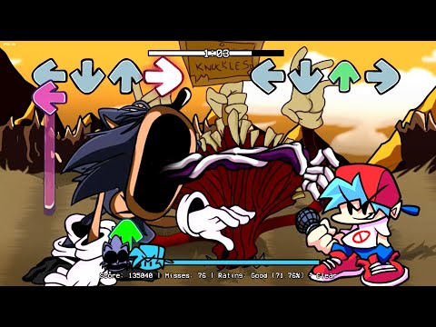 FNF VS. Lord X Sonic.exe FULL WEEK V1 FULL HORROR MOD [HARD]