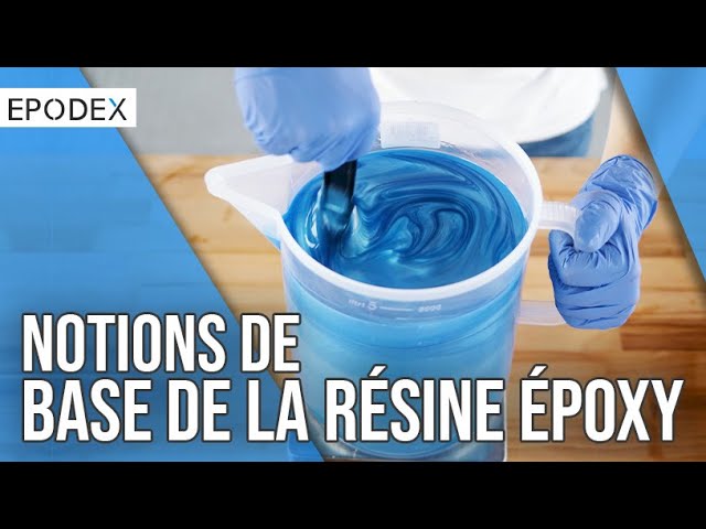 FR EPODEX® Résine époxy 2K, Couleur unie, Epaisseur 10cm