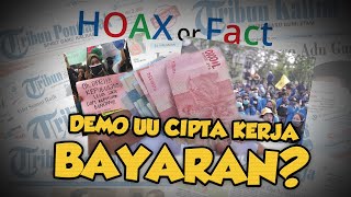 Beredar Video Aksi Demo Tolak UU Cipta Kerja Merupakan Aksi Bayaran, Ini Faktanya