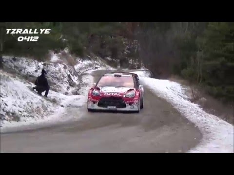 Tests Meeke rallye Monte-Carlo 2016 DS3 WRC [HD]