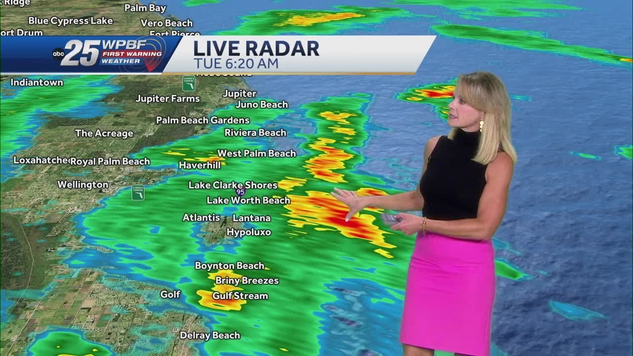 Tracking two tropical disturbances
