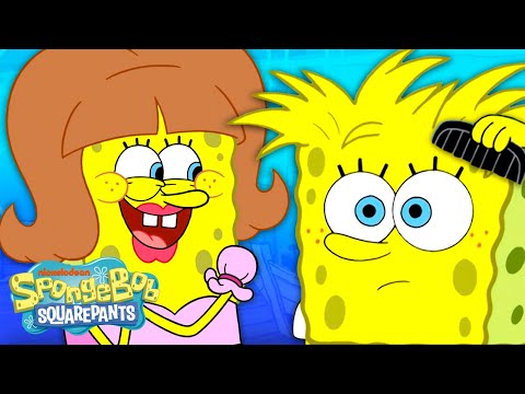 Every Time SpongeBob Had Hair Ever ?‍♀️ | SpongeBob