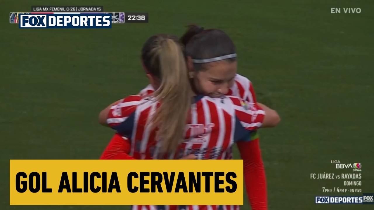 💪 GOL Alicia Cervantes | Chivas 1-0 Mazatlán | Fecha 15, Clausura 2026 | Liga MX Femenil