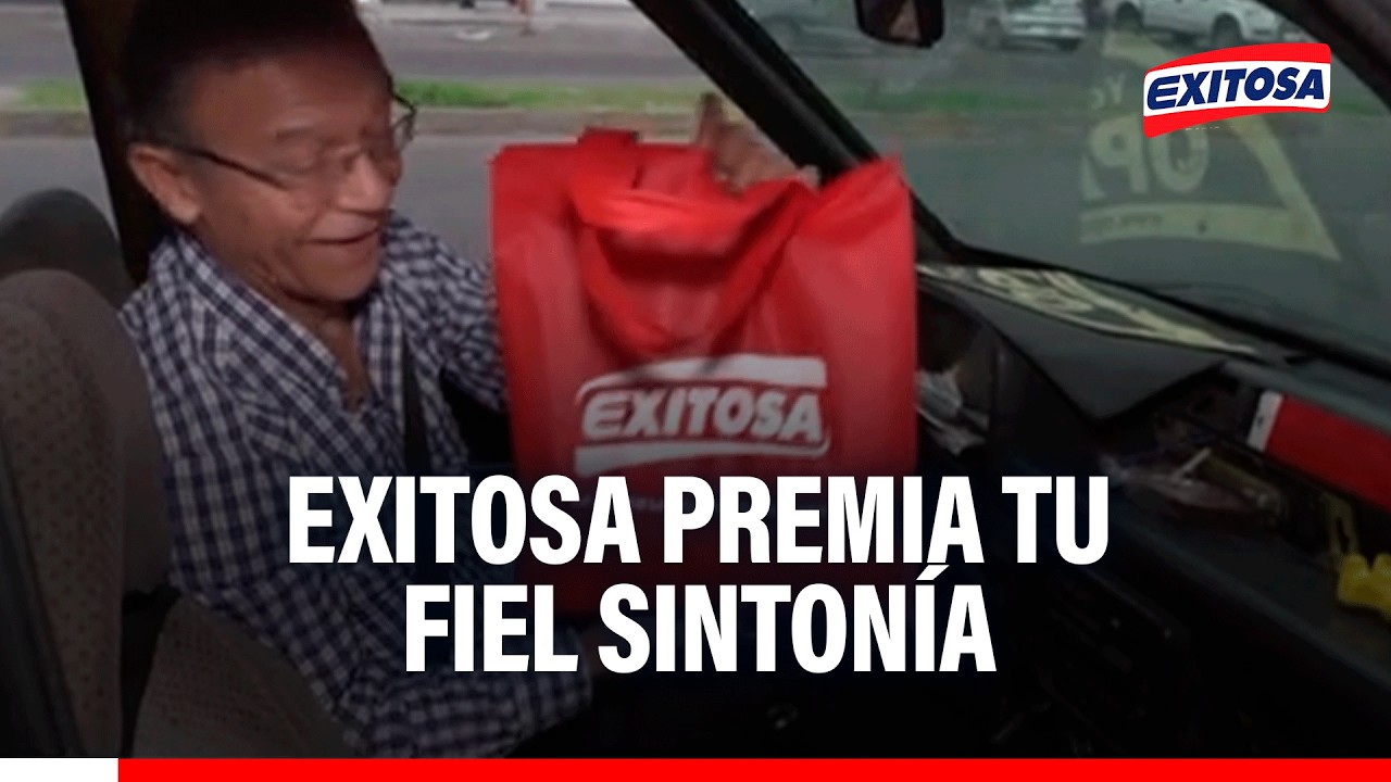 🔴🔵 Exitosa premia tu fiel sintonía con premios sorpresas para los amigos del volante