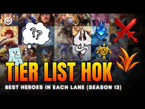TIER LIST: Best HOK Heroes in Every Role | Honor of Kings Best Heroes in All Roles (SEASON 13)