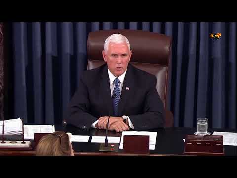 Protester i senaten störde röstningen om Brett Kavanaugh