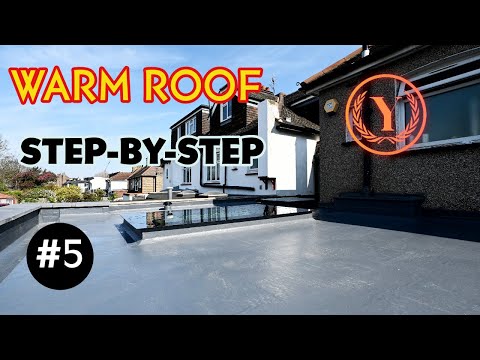 How to Build a House Extension in 2025 – Step 5: Installing a Flat Warm Roof