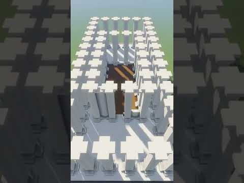 Build Roman Temple in minecraft | timelapse #shorts