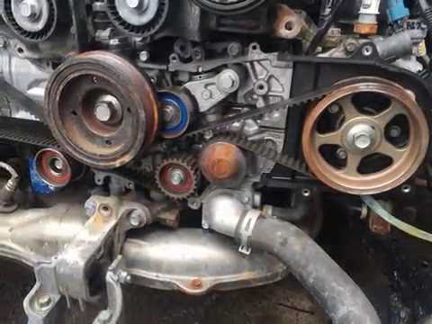 2010-2012 Subaru Legacy Outback 2.5 Timing Belt Location Belt Diagram