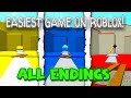 ALL Endings (PART1) - Easiest Game On Roblox! [Roblox]