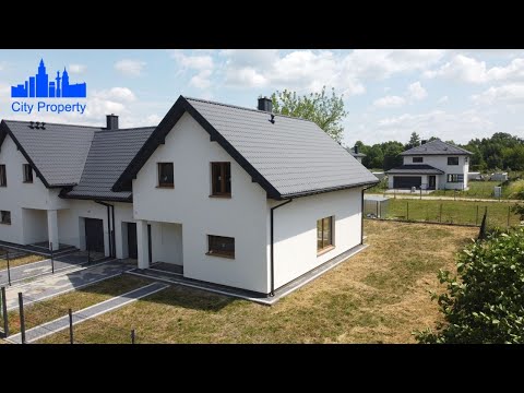 Nowoczesny bliźniak z przestronną działką - Józefów