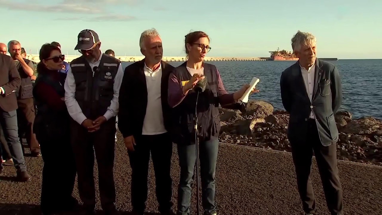 LIVE from Tenerife: Media update on disembarkation of MV Hondius. #hantavirus