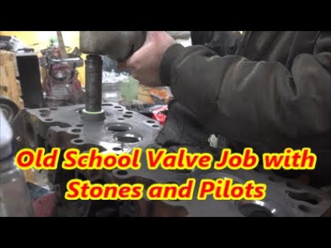 Cummins 4b Cylinder head Valve Job Old School Style