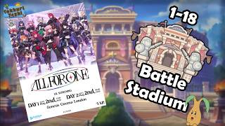[Princess Connect] Stages 1-18 Battle Stadium! May 26 + Hololive AllForOne London Trip