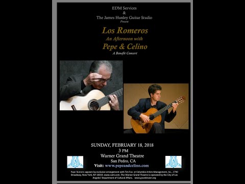 Pepe and Celino Romero benefit concert for the Hunley guitar studio
