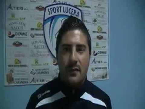 Presentazione ASD Sport Lucera Intervista al d.s. Eligio Casiere