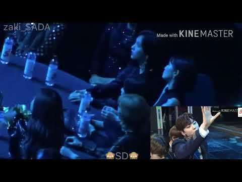 180214 TWICE REACTION TO WANNA ONE - BEAUTIFUL + ENERGETIC + PICK ME @7th Gaon Chart Kpop Award 2018