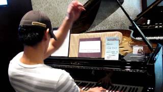 Video thumbnail for Daniel Chow tries out new F228 Fazioli in Aberdeen Centre by Showcase Pianos
