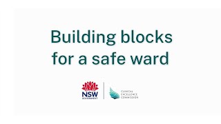 Building blocks for a safe ward