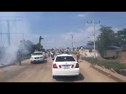 Juba, South Sudan - Drive across City & Return