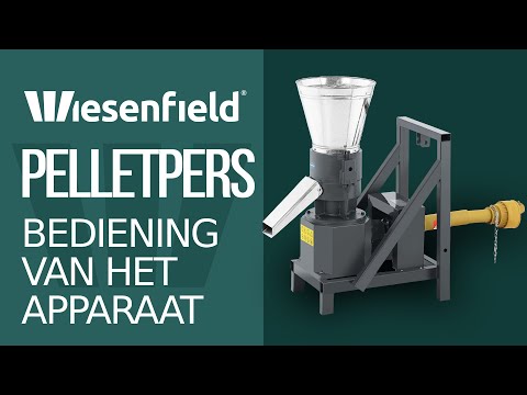 Video - Pelletpers - max. 400 kg/u - Ø 230 mm - 2 valser