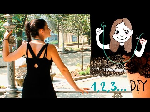 DIY: Transforma un vestido con encaje ¡Videotutorial!