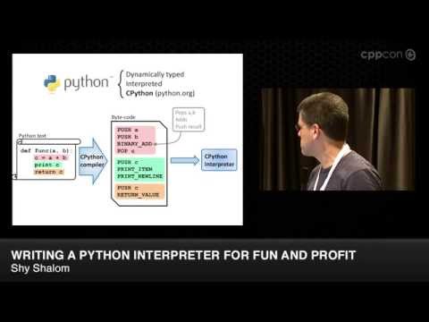 CppCon 2014: Lightning Talks - Shy Shalom "Writing A Python Interpreter for Fun & Profit"