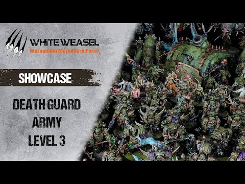 Warhammer Death Guard army level 1 – Showcase