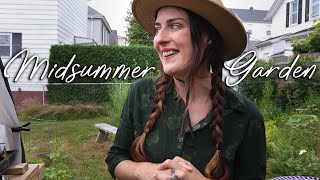 Urban Garden Vlog & Tour | Midsummer 2021