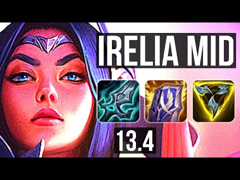 IRELIA vs SYLAS (MID) | Rank 4 Irelia, 2.6M mastery, 1300+ games, Legendary | EUW Challenger | 13.4