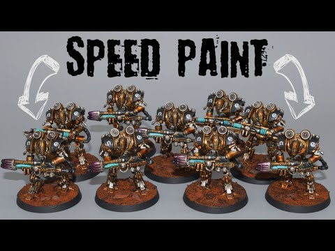 HOW TO SPEED PAINT MECHANICUM THALLAX FOR WARHAMMER THE HORUS HERESY