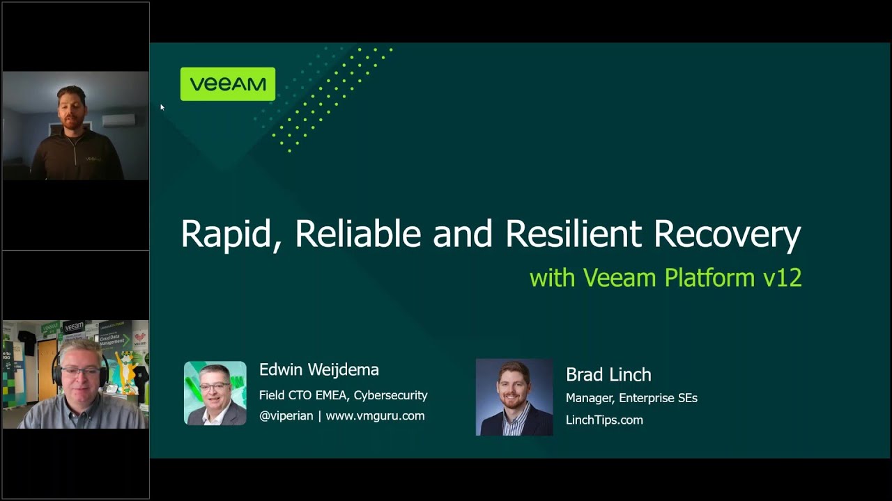 Rapid, Reliable and Resilient Recovery with Veeam Data Platform v12 video