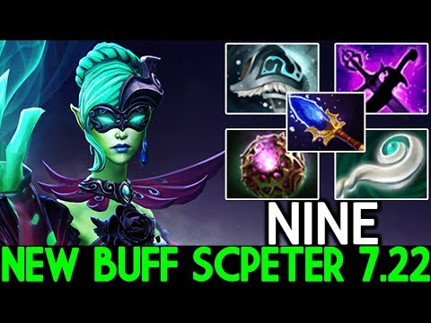NINE [Death Prophet] New Buff Scpeter Unlimited Exorcism Imba Meta 7.22 Dota 2