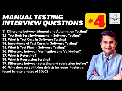 Manual Testing Interview Questions and Answers with Examples Part 1