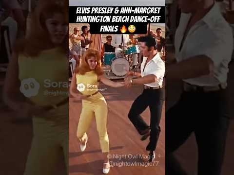 Elvis Presley & Ann-Margret Huntington Beach Dance-Off FINALS 🔥😳 #shorts #viral #elvispresley