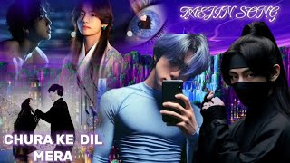 Download lagu BTS {TAEJIN}💕HINDI SONG MIX FMV CHURA KE DIL MERA🥰,🐱#tae #jin mp3