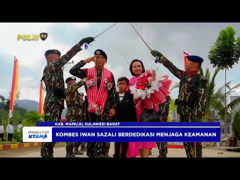 POLDA SULBAR GELAR UPACARA SERTIJAB DANSAT BRIMOB