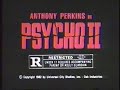 Psycho II 1983 TV Spot